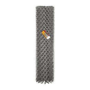 Clôture de sécurité industrielle électrique pour la protection des usines et des cours, en treillis métallique galvanisé à mailles losangées, haute 6 - Product Image 1
