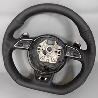 Volant de direction automobile personnalisé noir pour Audi A6 A6L A7 RS6 RS7 S6 C7 A4 A5 S4 S5 RS4 B8 B8.5