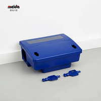 Boîte à appâts pour souris jetable en plastique solide et écologique pour une utilisation à la ferme et sur la pelouse