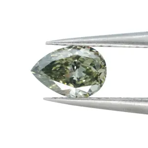 卡德梅新到1ct VVS2-VS1梨/辐射切割花式生动绿色宽松实验室钻石CVD合成钻石现货就绪