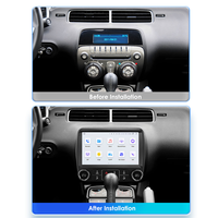 CARUPEZ Estéreo para Auto con Pantalla Táctil Android DSP de 9 Pulgadas con GPS Integrado y CarPlay USB para Chevrolet Camaro 2010-2015 Plug&Play
