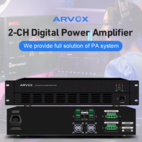 Système audio commercial à double canal RP-2024D, amplificateur de puissance pur classe D 2 canaux