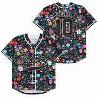Maillot de baseball personnalisé, décontracté, pour l'entraînement, sublimation, fleurs, broderie, impression, vente en gros, chemise de softball à boutons