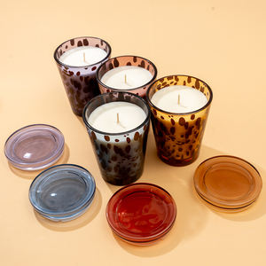 Aikun เทียนหอมลายจุดพิมพ์เสือดาวขนาดใหญ่13*17.5ซม. 35ออนซ์/10*14ซม. 12.5ออนซ์/9*11ซม. 8.5 - Product Image 5