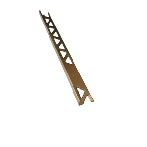 Plinthe en alliage d'aluminium, profil décoratif pour sol, carrelage mural <span class=keywords><strong>de</strong></span> <span class=keywords><strong>douche</strong></span>, profil en T, finition dorée, design moderne, utilisation hôtelière - Product Image 4