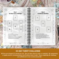 Journal de Tarot A5 33 Jours : Auto-découverte, Croissance Personnelle, Méditation, Approfondissement de vos Connaissances, Pratique Quotidienne, Reliure Spirale, PVC