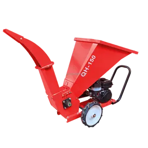 Weiyan Benzinemotor Tuin Gebruik Hout Log Takken Boom Shredder Machine Mini Houtversnipperaar
