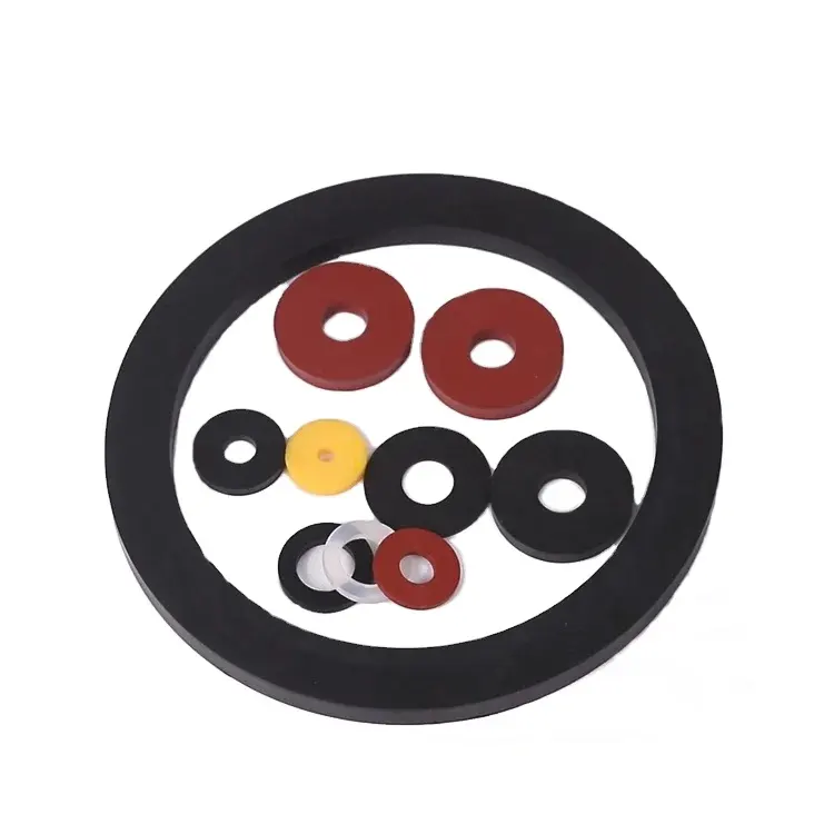 Different Size Type Nbr/Rubber Epdm/Silicone Round Food-Grade Flat Sealing Gasket