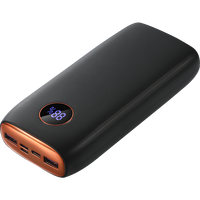 Banque d'alimentation pour ordinateur portable ultra-mince avec affichage LED rechargeable à charge rapide bidirectionnelle PD 60W 30000mah