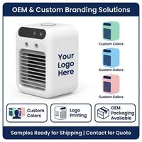 Mini climatiseur portable rechargeable par USB, ventilateur silencieux multifonctionnel pour usage domestique, possibilité d'ajouter de l'eau glacée