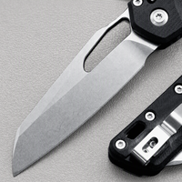 Couteau de poche pliable compact MT MSI, lame en acier D2 haute dureté, manche en aluminium, pour le camping en plein air, la chasse, personnalisable
