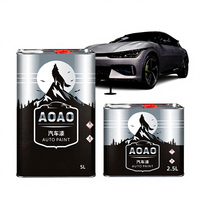 Kit d'agent de durcissement pour vernis acrylique automobile AOAO, transparent, haute brillance, haute dureté, peinture spéciale pour appareils électroménagers, séchage rapide, Chine continentale
