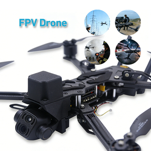 Kit de drone FPV de 10 pouces, portée de vol de 20 km, charge utile de 4 à 6,5 kg, fonction de positionnement GPS, caméra de vision nocturne, drone FPV de 10 pouces - Product Image 1
