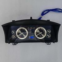 Mise à niveau de l'intérieur de luxe : Tableau de bord numérique LCD HD 12,3 pouces de remplacement pour Lexus LX570 2008-2015, métal noir