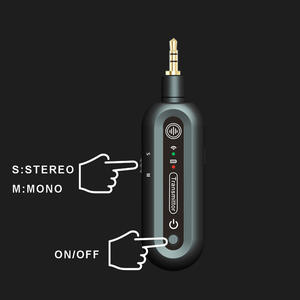Casque de monitoring intra-auriculaire sans fil professionnel pour scène, cardioïde, XLR, plastique, stéréo, IEM, émetteur-récepteur 2,4G, réduction de bruit - Product Image 2