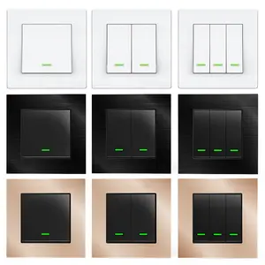 Wireless Switch Tuya Smart EU/UK Wifi Wireless Remote Control TB12 Physical Button Switch Wifi Wireless Wall Switch