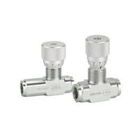 Válvula de Control de Flujo Unidireccional Hidráulica STU-G1/4 STU-G3/8 G1/2 STU-G3/4 STU-G1, Presión de 35Mpa, Flujo de 15L/min