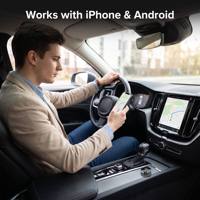 Adaptateur sans fil CarPlay Kaiwo A681, dongle certifié CE/FCC, prend en charge la mise à jour logicielle en ligne, compatible universellement avec l'autoradio