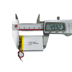 Batería de Iones de Litio 803450 de 1800 mAh y 3.7 V, Baterías Recargables de Polímero Personalizadas al por Mayor de Alta Calidad - Product Image 3