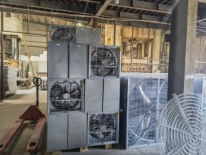 Ventilador de Pared Eléctrico Industrial de 400 mm, Ventilador de Extracción de Presión Negativa con Oscilación, para Talleres, Flujo Axial, Rodamiento de Bolas, OEM/ODM - Product Image 2