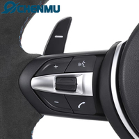 Volant sport M à fond plat en suède synthétique complet pour BMW Série 3 E70 E71 E81 E88 E89 E90 E91 E92 E93 M3 M5 – Amélioration – Vente Flash
