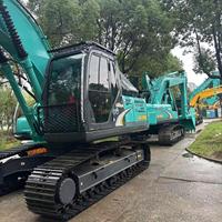 Excavatrice sur chenilles KOBELCO SK200D d'origine japonaise, faible kilométrage, peu d'heures de travail, 20 tonnes, matériel de construction à vendre