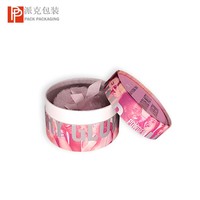 Tube de papier d'art imprimé personnalisé emballage en poudre à réglage libre unique avec stratification feuilletée mate impression personnalisée