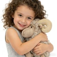 Peluches Jellyy Catt, animaux en peluche moutons pour adultes, moutons Ramsley mignons, jouets doux, poupées en peluche de haute qualité pour cadeau d'anniversaire