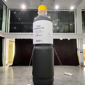 Réplique géante de bouteille de condiment gonflable (sauce soja/vinaigre/sauce aux huîtres/huile) pour <span class=keywords><strong>la</strong></span> promotion, logo personnalisé, imperméable, durable - Product Image 5