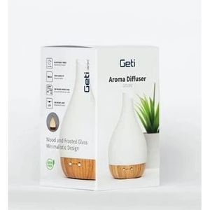 Wood And Ceramic Aroma <b>Diffuser</b> 300Ml Essential Oil <b>Humidifier</b> For Home Spa Use - Product Image 3