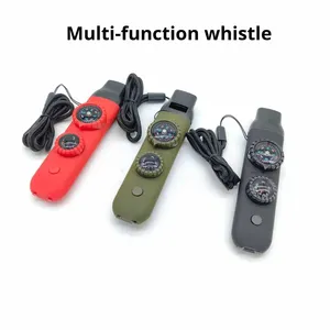 Ngoài Trời 7-Trong-<span class=keywords><strong>1</strong></span> Đa Chức Năng Còi Tồn Còi Cứu Hộ Còi Với LED Ánh Sáng Nhiệt Kế La Bàn - Product Image 2