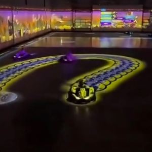 Jeu de course interactif immersif en réalité augmentée pour karting en intérieur, matériaux en alliage, Yoknite YQ-KART05 pour centre commercial familial - Product Image 3