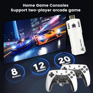 Consolas portátiles X2L Videojuego 64G Incorporado 40000 + Juegos retro 2,4G <span class=keywords><strong>Gamepad</strong></span> inalámbrico 4K HD <span class=keywords><strong>TV</strong></span> Box para PS1/GBA - Product Image 6