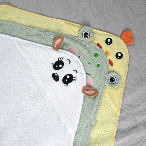 Nouveau design tout naturel hoded bébé <span class=keywords><strong>serviette</strong></span> à capuche 100% <span class=keywords><strong>tablier</strong></span> en bambou bio bébé wrap <span class=keywords><strong>serviette</strong></span> <span class=keywords><strong>de</strong></span> <span class=keywords><strong>bain</strong></span> avec capuche - Product Image 2