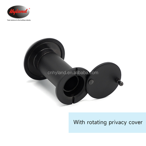 Viseur de porte noir Hyland OEM DV05, vente directe d'usine, matériau en laiton/alliage de zinc, vision à 200 degrés - Product Image 3