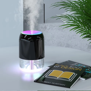 Hot Seller 200ml Mini Ultrasonic Air Humidifier Aromatherapy Plastic Humidifiers for Home Use - Product Image 1