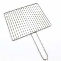 Anping Fourniture d'usine Grille de barbecue à charbon de bois réutilisable en acier inoxydable galvanisé Grille de barbecue en maille