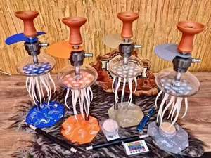 Nouveau Kit Complet <span class=keywords><strong>Chicha</strong></span> Méduse avec Lumières LED pour Bar - Product Image 1