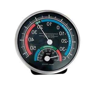 Termometer higrometer dalam ruangan Mini, pengukur suhu Analog dan kelembapan dinding rumah mendukung OEM/ODM - Product Image 3