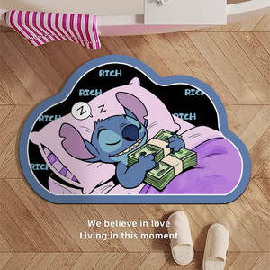 แผ่นรองอาบน้ำไดอะตอมไมต์ลายเฮลโลคิตตี้ รูปทรงแปลกตา กันลื่น แห้งเร็ว ใช้ในบ้าน ตกแต่งพื้นห้อง - Product Image 5