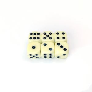 Dados Acrílicos Redondos de Color Sólido Estándar de 16 mm D6 para Juegos de Mesa y Fiestas en Bares - Product Image 3