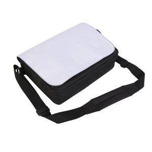 Sac messager en polyester Oxford respirant et écologique, vierge pour sublimation, avec pochette pour ordinateur portable et bandoulière, promotionnel, pour transfert thermique - Product Image 5