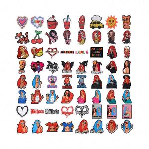 Manana Sera Bonito New Karol G Charm Día <span class=keywords><strong>de</strong></span> los muertos Dia <span class=keywords><strong>De</strong></span> Los Muertos Zuecos Zapatos Decoraciones para pulsera - Product Image 2