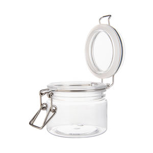 RTS 100 pcs/Lot PET pot d'étanchéité bouchon en plastique hermétique sans BPA incassable 200ml en plastique cuisine conteneurs de stockage - Product Image 4