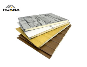 Panneau mural extérieur en métal isolé thermiquement HUANA, panneau décoratif en PU pour la rénovation de la <span class=keywords><strong>maison</strong></span> - Product Image 6