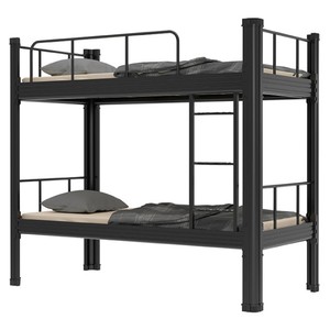 Giá rẻ kim loại đôi kích thước giường tầng thép đôi Decker giường đơn bett etagenbett Letto một castello - Product Image 2