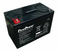 Batterie haute performance FirstPower 12V 90Ah adaptée aux systèmes de sécurité, aux équipements médicaux, aux onduleurs, aux outils électriques et aux systèmes d'alimentation de secours