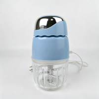 Huishoudelijke voedselhakselaar, babyvoedselprocessor, voedselveilige beker, roestvrijstalen messen, draagbare babypuree-maker voor groenten & vlees