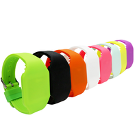 Gelang Silikon Fudan F08 M1 NFC 13.56mhz RFID EM4305 Tahan Air, Kontrol Akses Pintar Multiwarna untuk Pembayaran Hotel