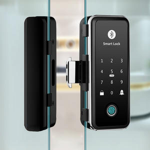 F6 Office Serrure électronique intelligente en verre en alliage d'aluminium WiFi Empreinte digitale Mot de passe Accès 17 langues Cloud Pas d'ouverture Présence - Product Image 3